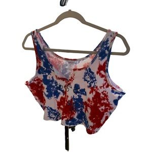 NO boundaries crop top with cherries Size XXL